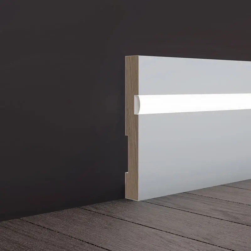 Плинтус напольный PN 101 с подсветкой LED, 2 м — фото 2