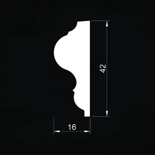 Молдинг M 03, 2 м — фото 4