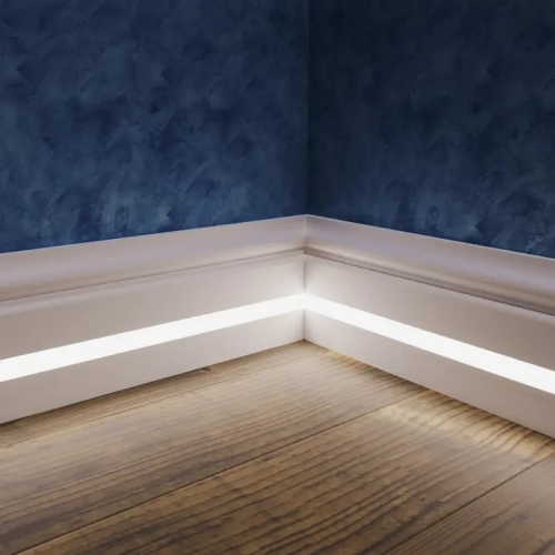 Плинтус напольный PN 100 с подсветкой LED, 2 м — фото 2