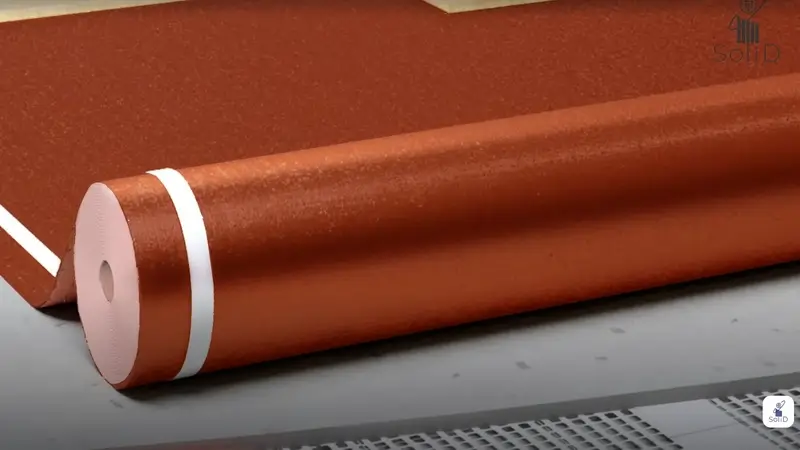 Монтаж подложки SoliD IXPE Thermo под систему теплых полов